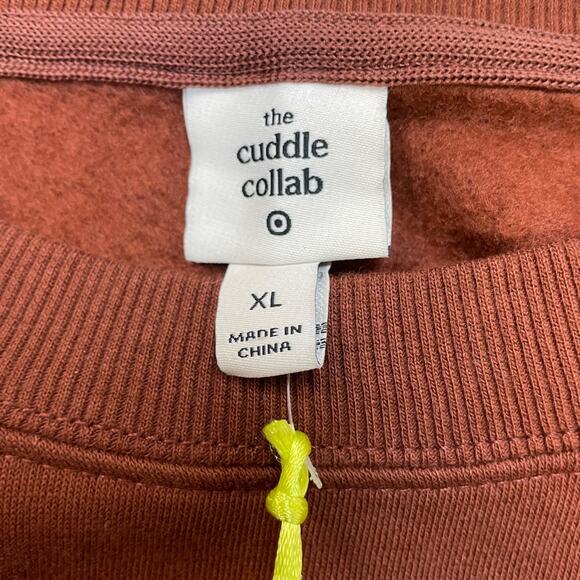 The Cuddle Collab Women's "Best In Show" Crewneck Sweatshirt Brown Size XL - Picture 6 of 6